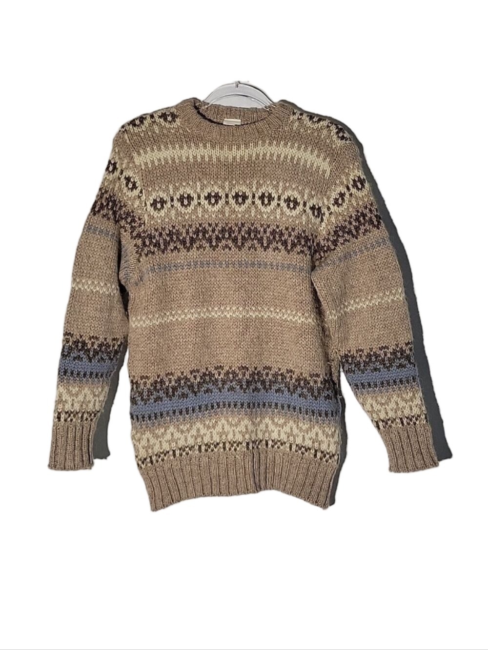 Vtg Women's St Michael's Pure New Wool Crewneck Sweater, Made in the UK, Size L